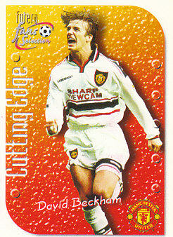 David Beckham Manchester United 1999 Futera Fans' Selection #7